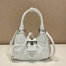 Moon Padded Nappa Bag In White/Yellow/Brown For Women 8.8in / 22.5cm 1BA381_2DYI_F0009_V_OOM