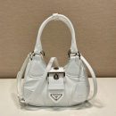 Moon Padded Nappa Bag In White/Yellow/Brown For Women 8.8in / 22.5cm 1BA381_2DYI_F0009_V_OOM