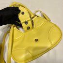 Moon Padded Nappa Bag In White/Yellow/Brown For Women 8.8in / 22.5cm 1BA381_2DYI_F0009_V_OOM