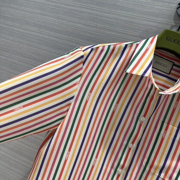 Multi Stripe Shirt And Shorts Multicolor For Women