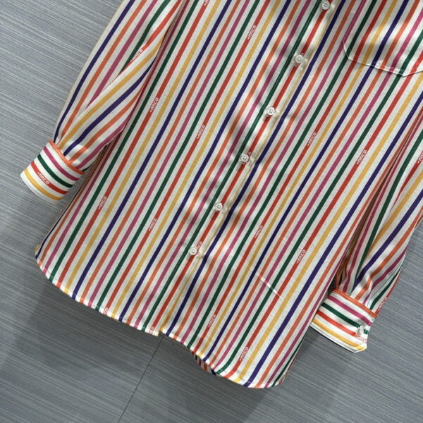 Multi Stripe Shirt And Shorts Multicolor For Women