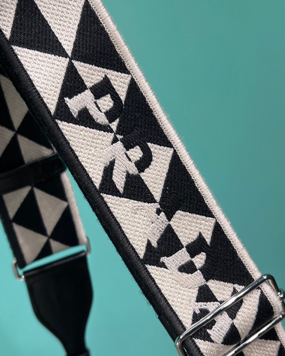 Nappa Antique Multi-Pocket Shoulder Bag In Grey/Black/Pink For Women 8.6 in/ 22cm 1BH198_UVL_F0480_V_4OO