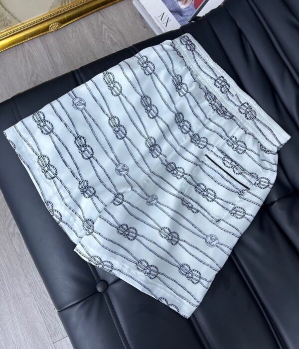 Nautical Knots Printed Shirt And Shorts White For Women