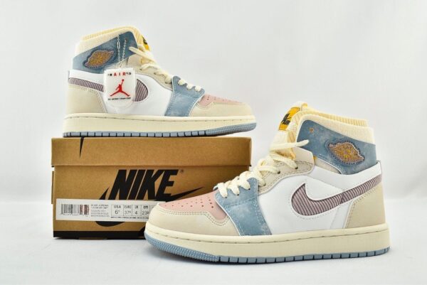 Nike Air Jordan 1 High Zoom 'Pink Oxford' For Women, Women's Shoes