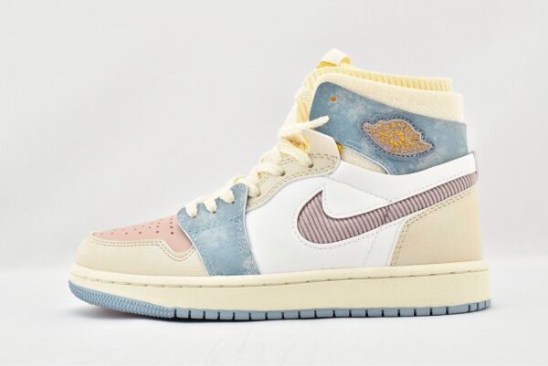 Nike Air Jordan 1 High Zoom 'Pink Oxford' For Women, Women's Shoes