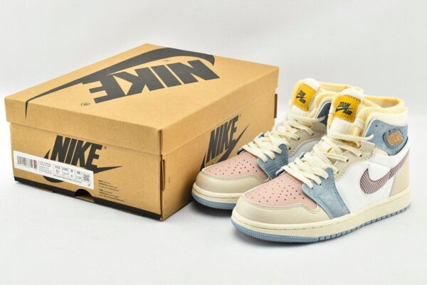 Nike Air Jordan 1 High Zoom 'Pink Oxford' For Women, Women's Shoes