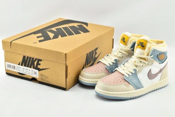 Nike Air Jordan 1 High Zoom 'Pink Oxford' For Women, Women's Shoes