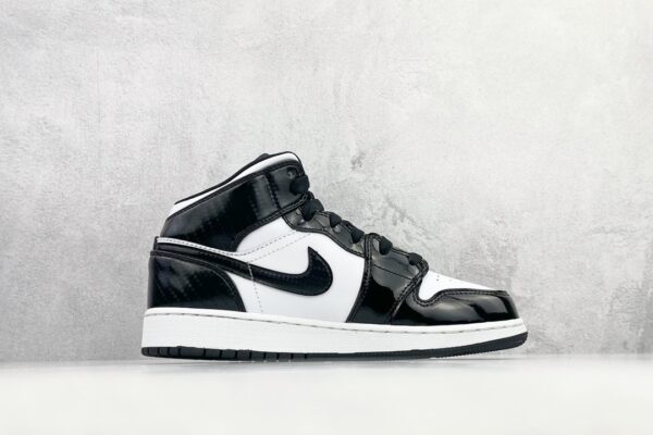 Nike Air Jordan 1 Mid All-Star Black/White Sneaker For Women, Women's Shoes