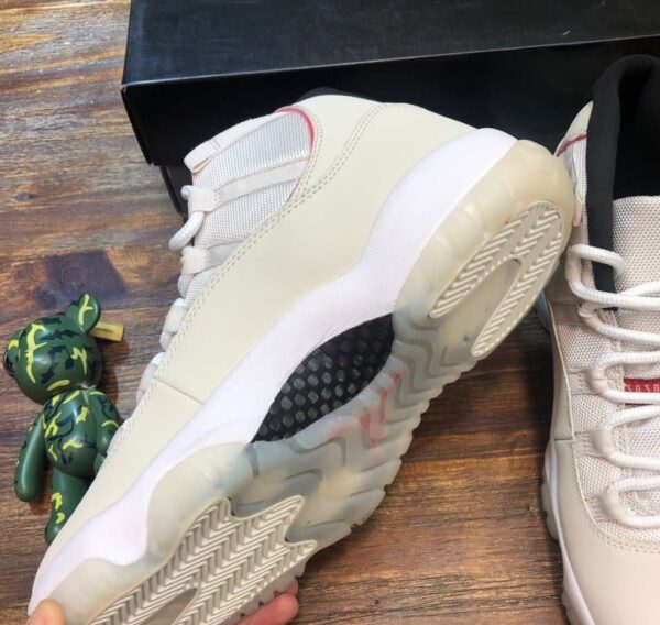 Nike Air Jordan 11 Retro White and Red Sneaker For Women, Women's Shoes