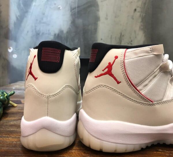 Nike Air Jordan 11 Retro White and Red Sneaker For Women, Women's Shoes
