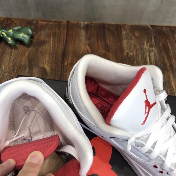 Nike Air Jordan 3 Retro Sneaker High Top White With Elephant Print Sneaker For Women, Women's Shoes