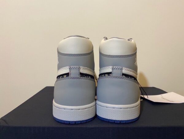 Nike Dior x Air Jordan 1 High OG Wolf Grey/Sail/Photon Dust/White For Women, Women's Shoes