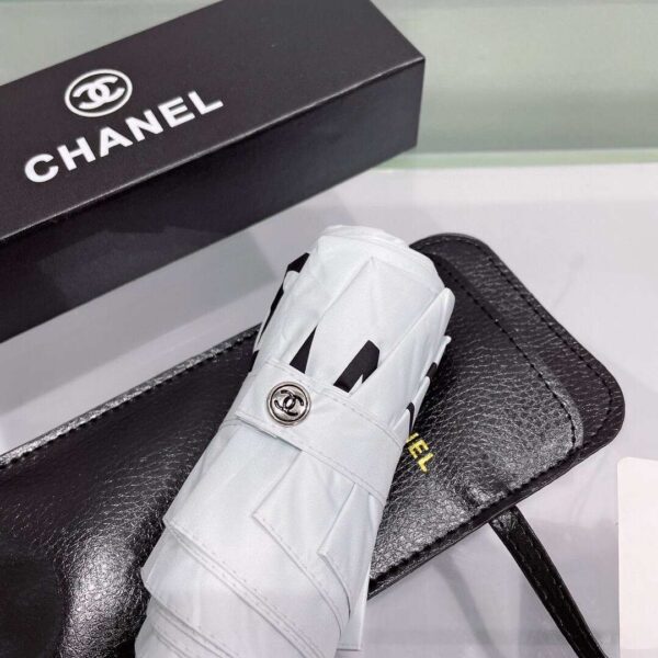 Nylon CC Folding Umbrella White