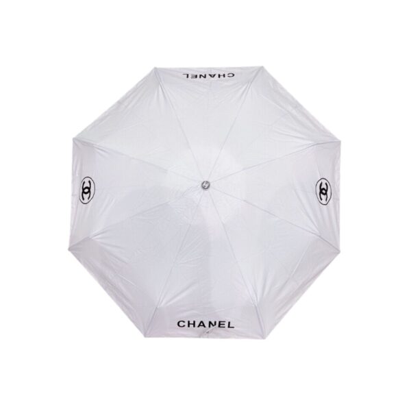 Nylon CC Folding Umbrella White