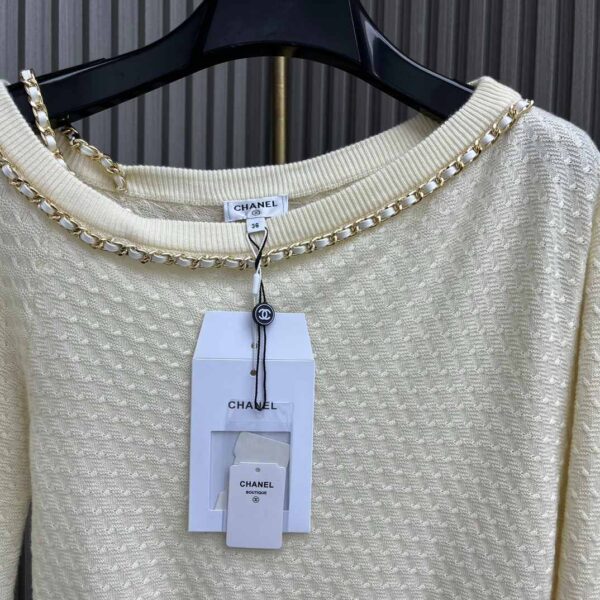 Off Shoulder Knit Top White For Women