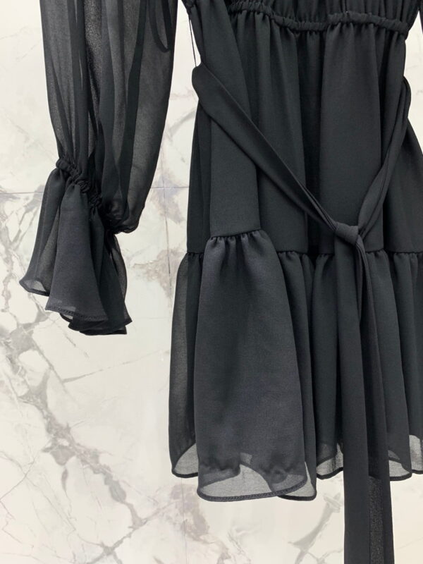 Off-The Shoulder Neckline Dress Black For Women