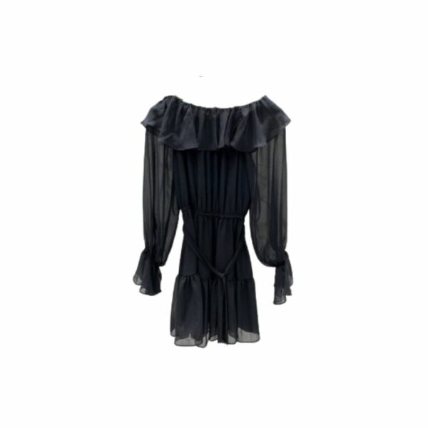 Off-The Shoulder Neckline Dress Black For Women