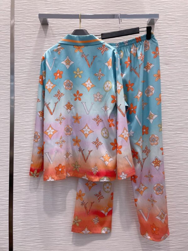 Ombre Pants And Shirt Pyjama Multicolor For Women