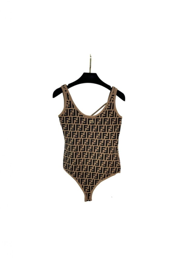 One-Piece Swimsuit Beige For Women