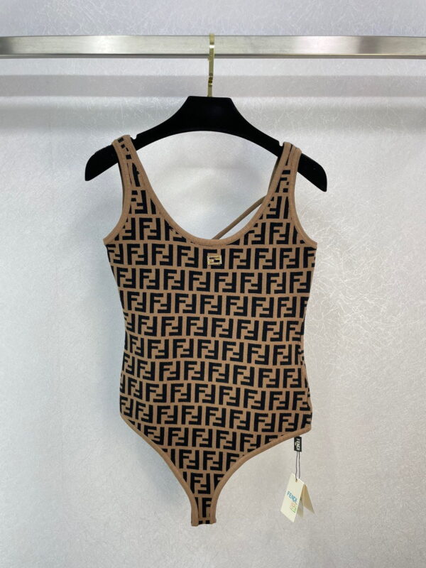 One-Piece Swimsuit Beige For Women