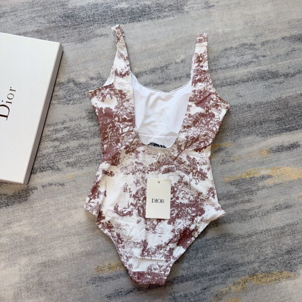 One Piece Swimsuit Brown For Women