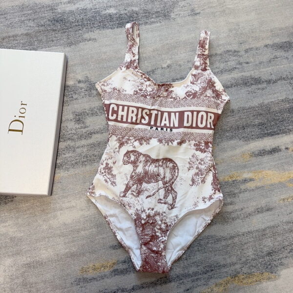 One Piece Swimsuit Brown For Women