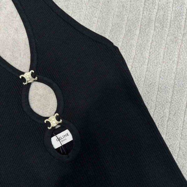Open-Back Mini Dress Black For Women 2AI60898T.38NO