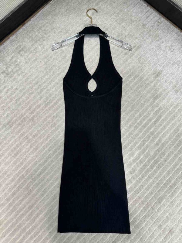 Open-Back Mini Dress Black For Women 2AI60898T.38NO