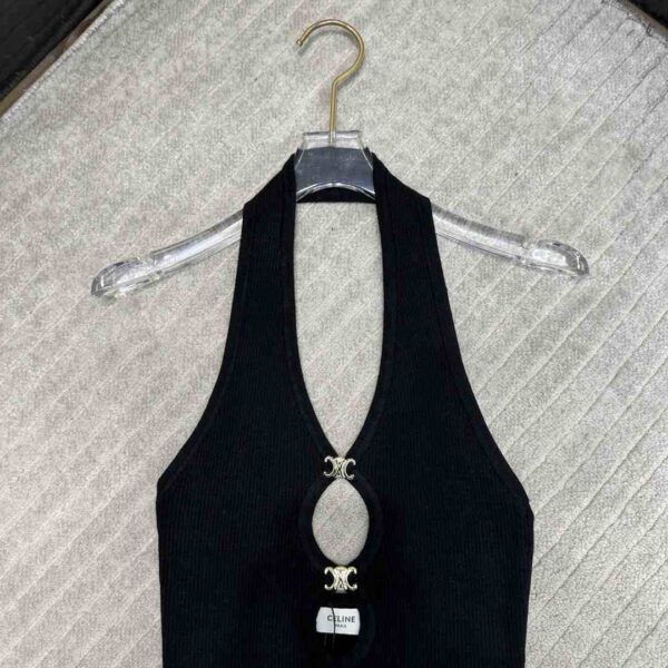 Open-Back Mini Dress Black For Women 2AI60898T.38NO