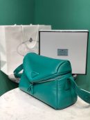 Padded Nappa Prada Signaux Bag In Green For Women 13in/ 33cm
