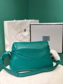 Padded Nappa Prada Signaux Bag In Green For Women 13in/ 33cm