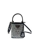 Panier Satin Bag With Crystals In Black For Women 5.9 in/ 15 cm 1BA373_2AWL_F063R_V_OOY