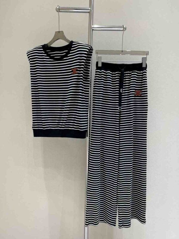 Pants And Sleeveless Shirt Black For Women