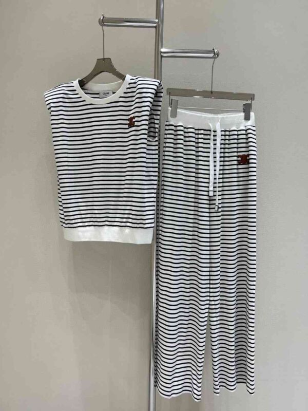 Pants And Sleeveless Shirt White For Women