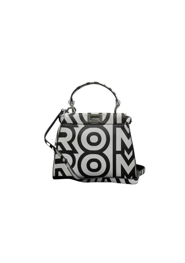 1:1 Replica Peekaboo Iseeu Mini Bag Black And White For Women 9in/ 23cm