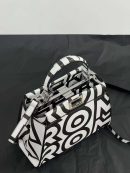 1:1 Replica Peekaboo Iseeu Mini Bag Black And White For Women 9in/ 23cm