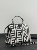 1:1 Replica Peekaboo Iseeu Small Bag Black And White For Women 10.5in/ 27cm