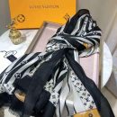 Plaid Denim Shawl White And Black For Women