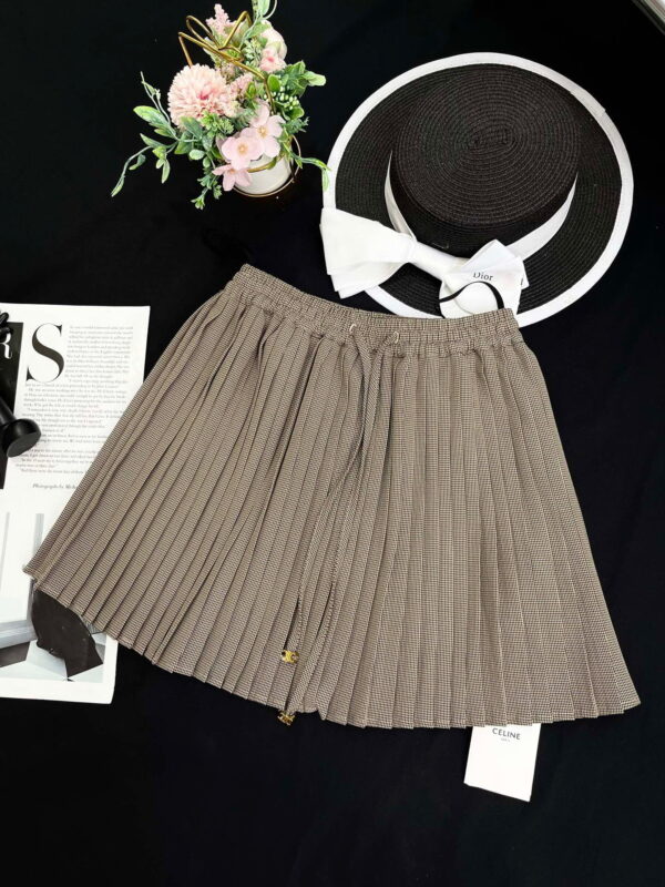 Pleated Skirt Grey For Women