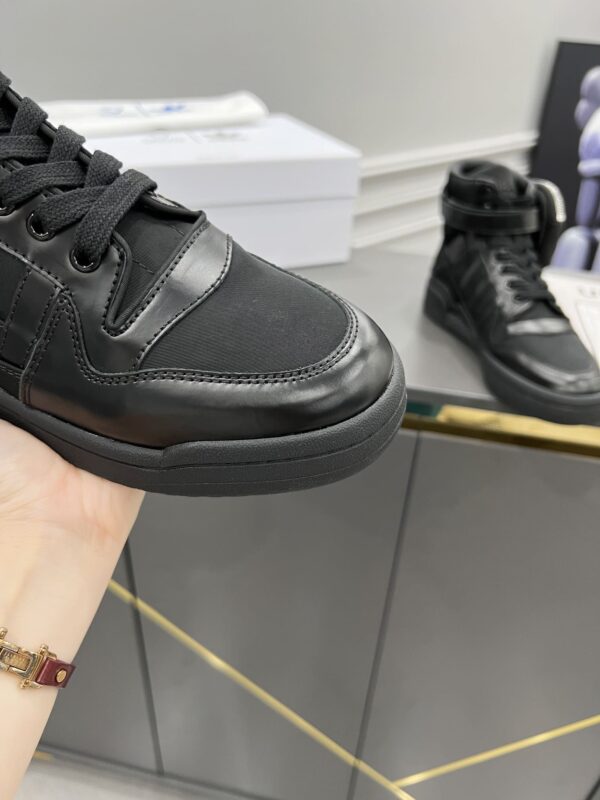 Prada Adidas For Prada Re-Nylon Forum High Top Sneakers Black For Women 1.6in/40mm PRD 2TG193_3LJX_F0557