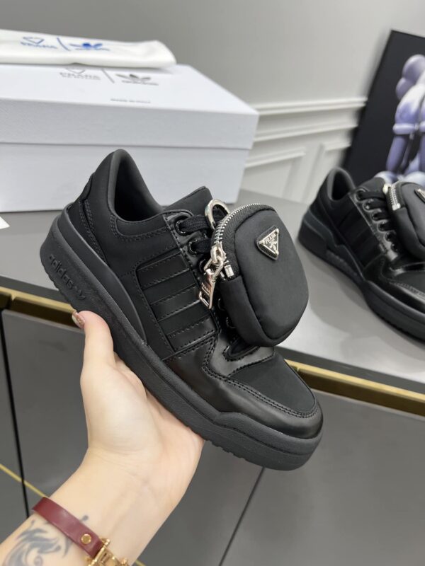 Prada Adidas For Prada Re-Nylon Forum Sneakers Black For Women 1.6in/40mm PRD 2EG390_3LJX_F0557
