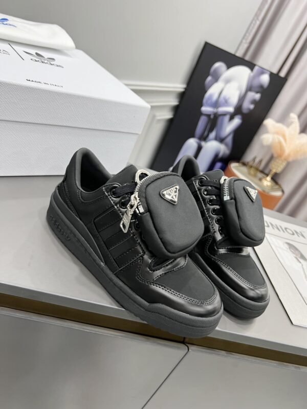 Prada Adidas For Prada Re-Nylon Forum Sneakers Black For Women 1.6in/40mm PRD 2EG390_3LJX_F0557