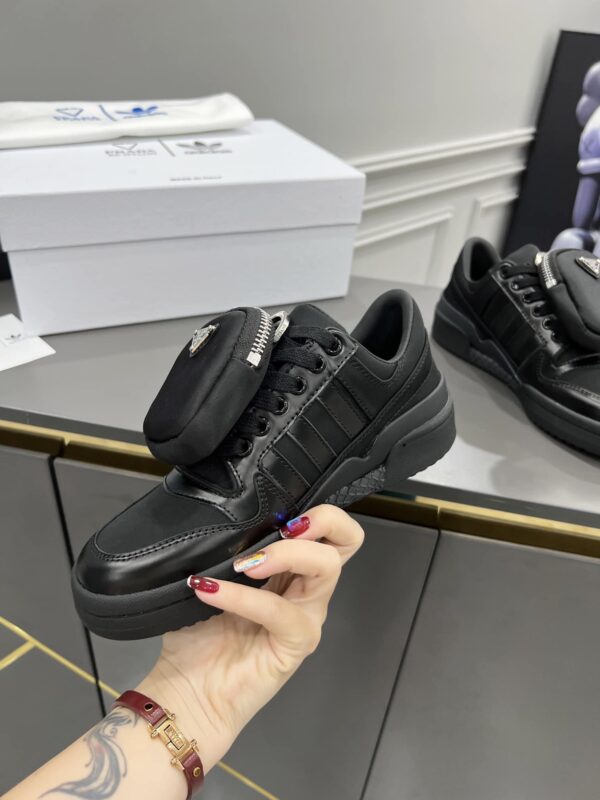 Prada Adidas For Prada Re-Nylon Forum Sneakers Black For Women 1.6in/40mm PRD 2EG390_3LJX_F0557