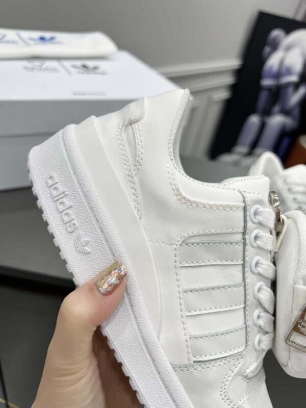 Prada Adidas For Prada Re-Nylon Forum Sneakers White For Women 1.6in/40mm PRD 2EG390_3LJX_F01CD