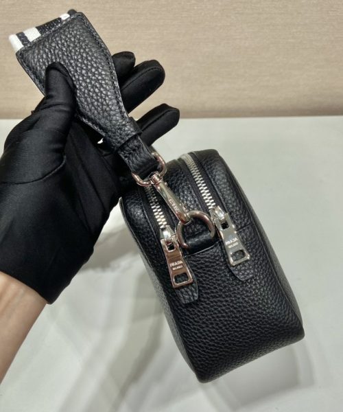 Prada Bag With Shoulder Strap Black For Women, Women's Bags 8.6in/22cm 1BH082_2DKV_F0002_V_3OM