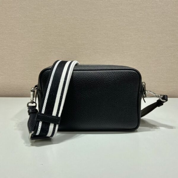 Prada Bag With Shoulder Strap Black For Women, Women's Bags 8.6in/22cm 1BH082_2DKV_F0002_V_3OM
