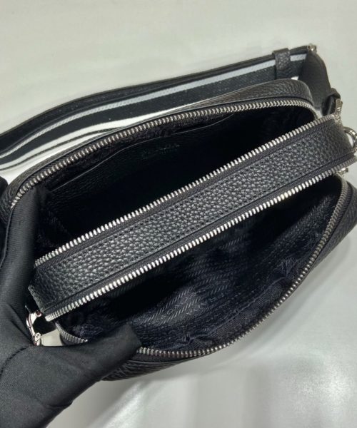 Prada Bag With Shoulder Strap Black For Women, Women's Bags 8.6in/22cm 1BH082_2DKV_F0002_V_3OM