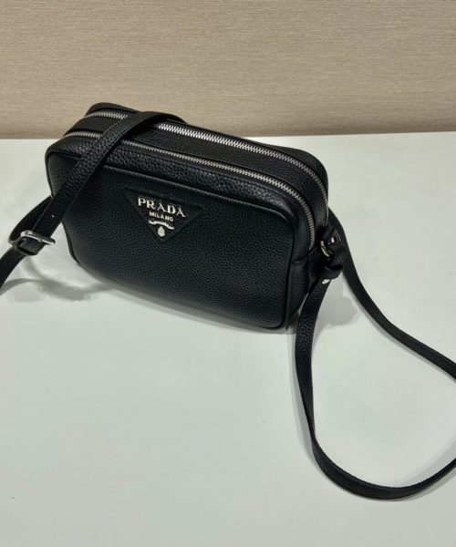 Prada Bag With Shoulder Strap Black For Women, Women's Bags 8.6in/22cm 1BH082_2DKV_F0002_V_3OM