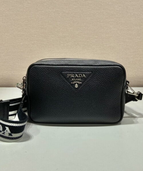 Prada Bag With Shoulder Strap Black For Women, Women's Bags 8.6in/22cm 1BH082_2DKV_F0002_V_3OM