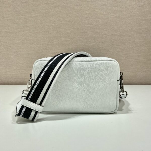 Prada Bag With Shoulder Strap White For Women, Women's Bags 8.6in/22cm 1BH082_2DKV_F0009_V_3OM